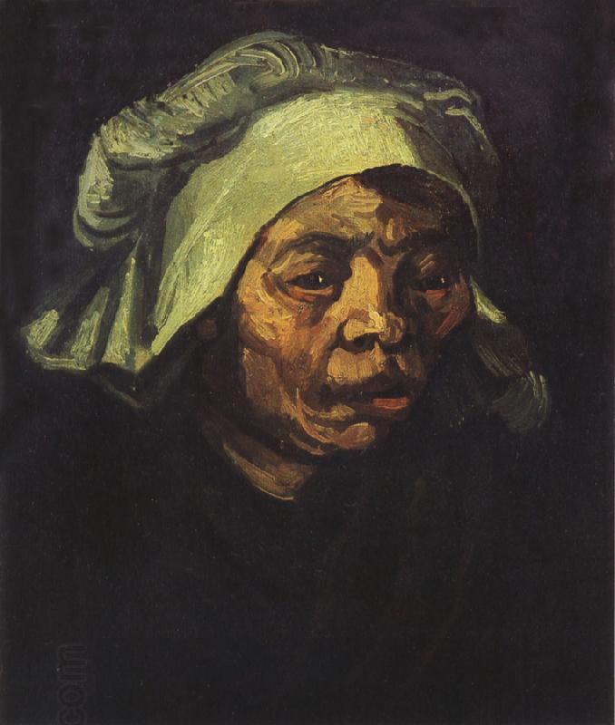 Vincent Van Gogh Head of a Peasant Woman with White Cap (nn04) China oil painting art